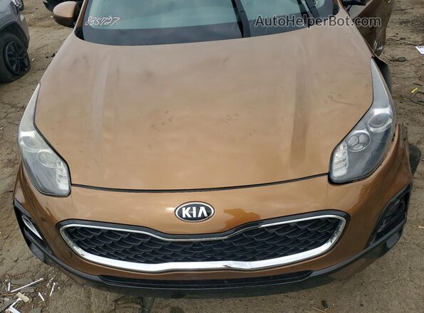 KNDPMCAC1L7835727 2020 KIA SPORTAGE Tan Vista del compartimento del motor
