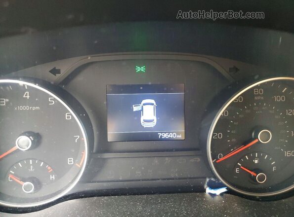KNDPMCAC1L7835727 2020 KIA SPORTAGE Tan Vista del cuadro de instrumentos