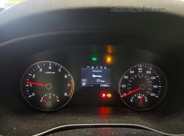 KNDPMCAC1M7866798 2021 KIA SPORTAGE Blue ხელსაწყოთა პანელის ხედი