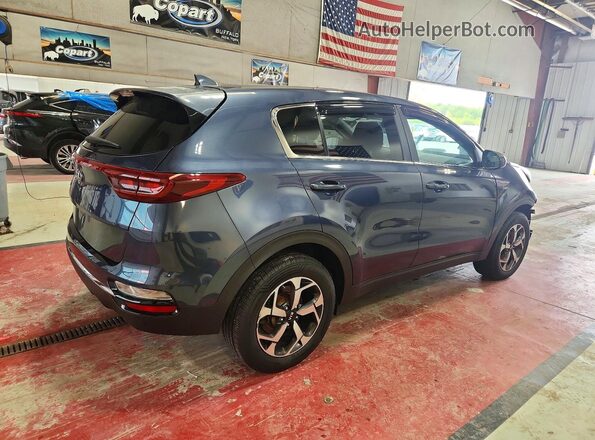 KNDPMCAC1M7866798 2021 KIA SPORTAGE Blue უკანა მარჯვენა