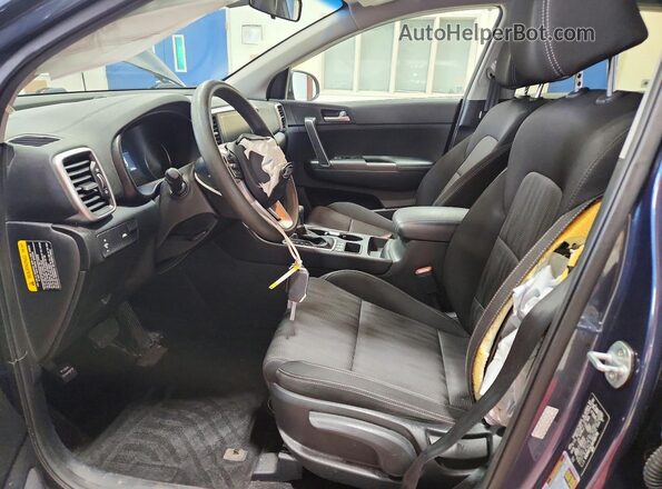 KNDPMCAC1M7866798 2021 KIA SPORTAGE Blue წინა სალონის ხედი