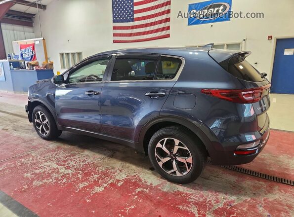 KNDPMCAC1M7866798 2021 KIA SPORTAGE Blue უკანა მარცხენა