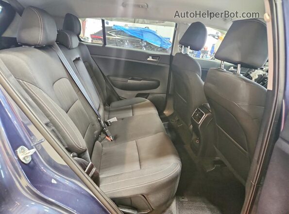 KNDPMCAC1M7866798 2021 KIA SPORTAGE Blue უკანა სალონის ხედი