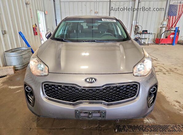 KNDPMCAC4J7383818 2018 KIA SPORTAGE Gray Vista frontal