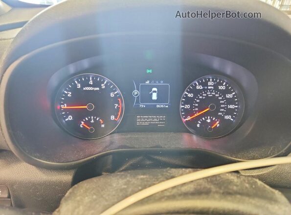 KNDPMCAC4J7383818 2018 KIA SPORTAGE Gray Vista del cuadro de instrumentos