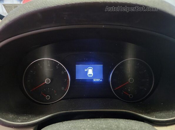 KNDPMCAC4L7790931 2020 KIA SPORTAGE Red ხელსაწყოთა პანელის ხედი