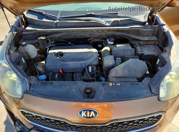 KNDPMCAC5H7154090 2017 KIA SPORTAGE Orange Вид підкапотного простору
