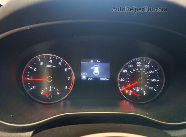 KNDPMCAC5L7670765 2020 KIA SPORTAGE Черный Вид щитка приборов