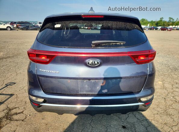 KNDPMCAC6M7865159 2021 KIA SPORTAGE Blue Вид ззаду