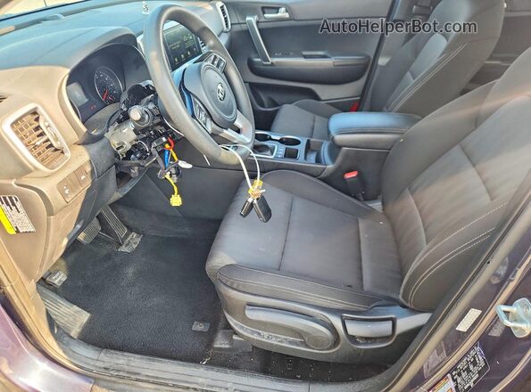 KNDPMCAC6M7865159 2021 KIA SPORTAGE Blue Вид салону спереду
