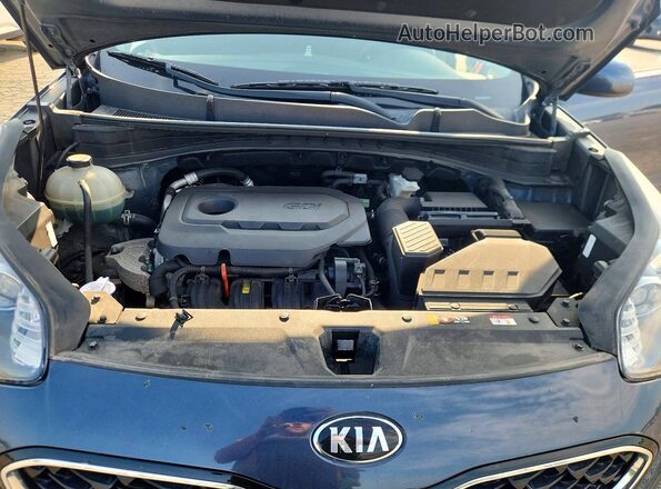KNDPMCAC6M7865159 2021 KIA SPORTAGE Blue Вид підкапотного простору
