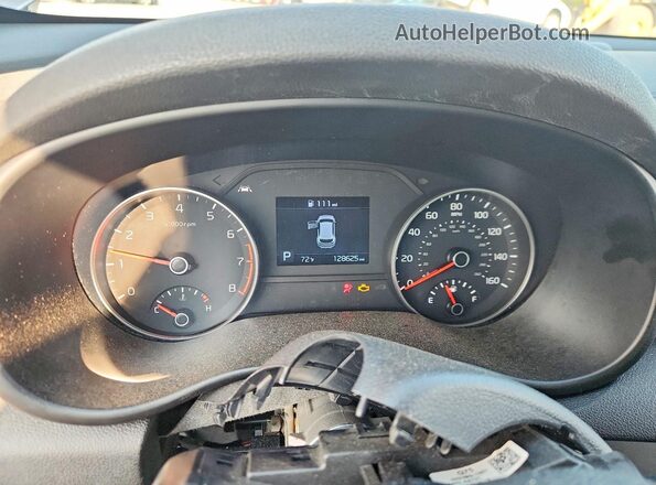 KNDPMCAC6M7865159 2021 KIA SPORTAGE Blue Вид щитка приладів
