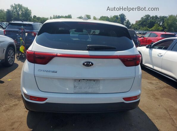 KNDPMCAC7J7346942 2018 KIA SPORTAGE White Vista trasera