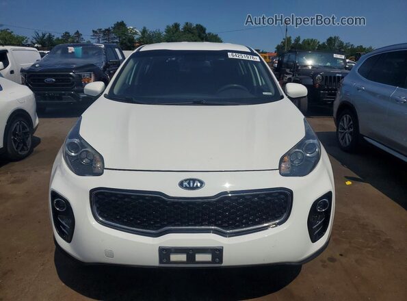 KNDPMCAC7J7346942 2018 KIA SPORTAGE White Vista frontal