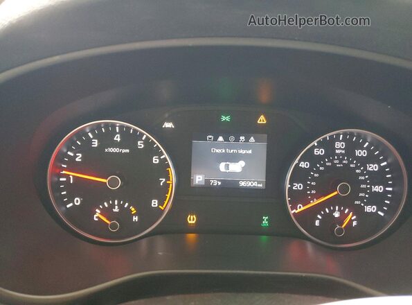 KNDPMCAC7L7636715 2020 KIA SPORTAGE White Instrument cluster view