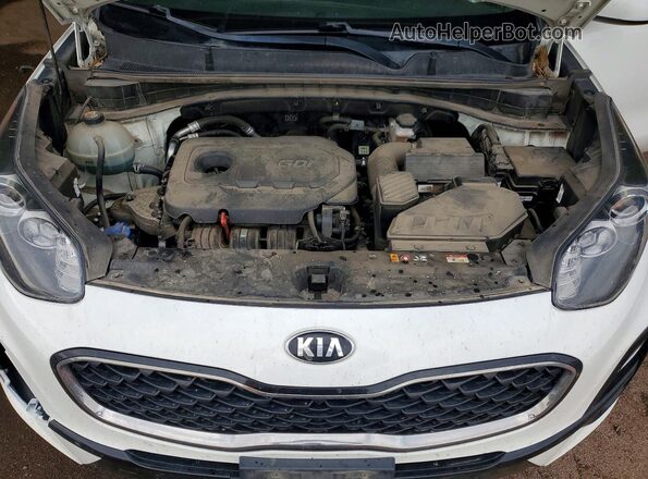 KNDPMCAC7L7636715 2020 KIA SPORTAGE White Engine compartment view