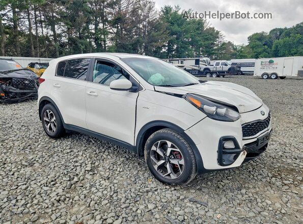 KNDPMCAC7L7651599 2020 KIA SPORTAGE Белый Передняя правая четверть