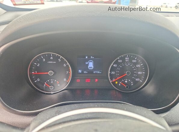 KNDPMCAC7L7651599 2020 KIA SPORTAGE Белый Вид щитка приборов