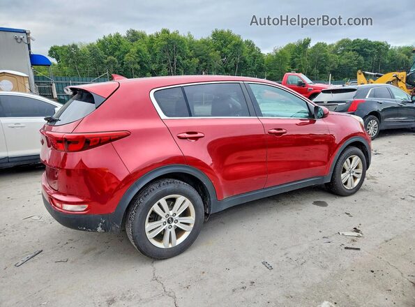 KNDPMCAC8H7116336 2017 KIA SPORTAGE Red Trasero derecho