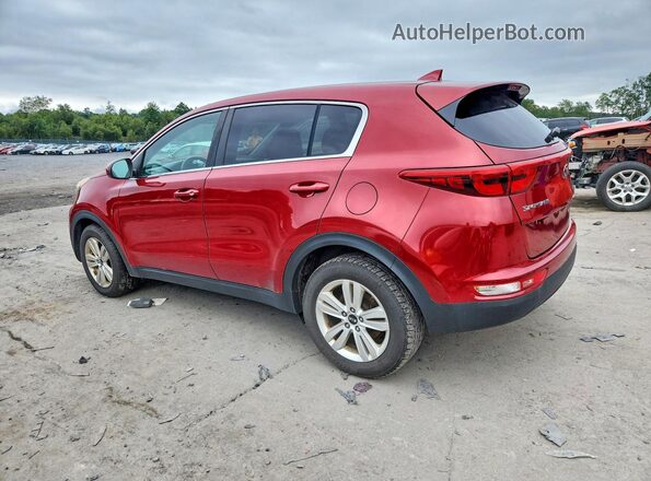 KNDPMCAC8H7116336 2017 KIA SPORTAGE Red Trasero izquierdo