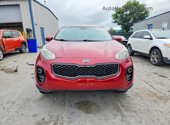 KNDPMCAC8H7116336 2017 KIA SPORTAGE Red Vista frontal
