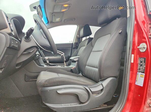 KNDPMCAC8H7116336 2017 KIA SPORTAGE Red Vista interior delantera