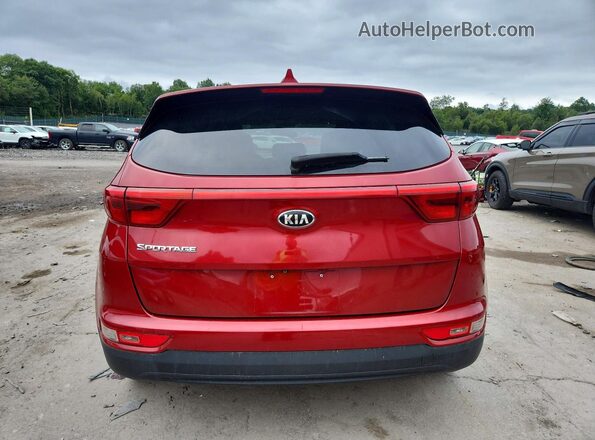 KNDPMCAC8H7116336 2017 KIA SPORTAGE Red Vista trasera