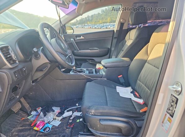 KNDPMCAC9K7556461 2019 KIA SPORTAGE Silver წინა სალონის ხედი