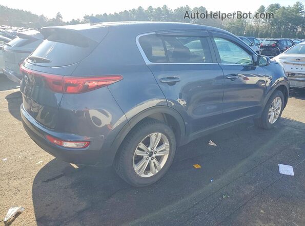 KNDPMCAC9K7598483 2019 KIA SPORTAGE Blue Trasero derecho