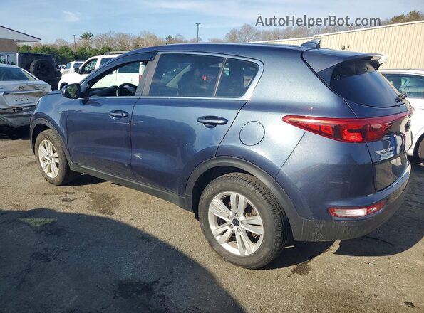 KNDPMCAC9K7598483 2019 KIA SPORTAGE Blue Trasero izquierdo