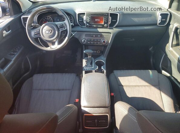 KNDPMCAC9K7598483 2019 KIA SPORTAGE Blue Vista del salpicadero