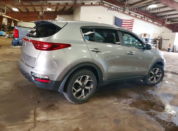 KNDPMCAC9M7885969 2021 KIA SPORTAGE Silver Rear right