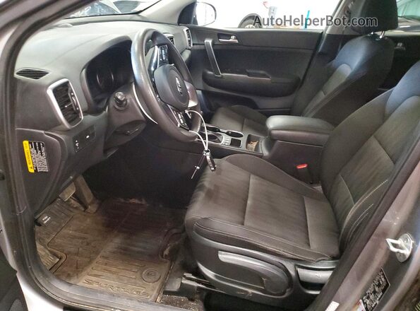 KNDPMCAC9M7885969 2021 KIA SPORTAGE Silver Front interior view