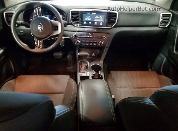KNDPMCAC9M7885969 2021 KIA SPORTAGE Silver Dashboard view