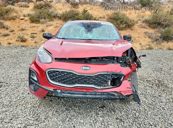 KNDPMCACXL7726196 2020 KIA SPORTAGE Red Вид спереду