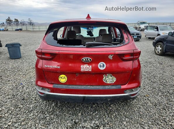 KNDPMCACXL7726196 2020 KIA SPORTAGE Red Вид ззаду