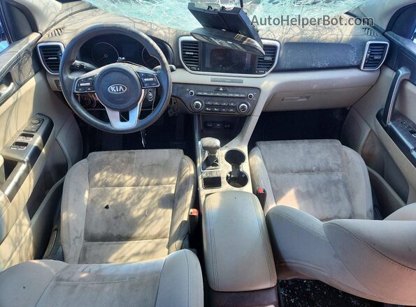 KNDPMCACXL7726196 2020 KIA SPORTAGE Red Вид панелі приладів