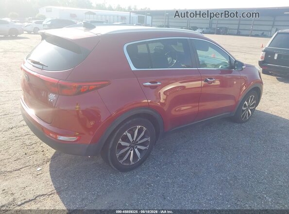 KNDPN3AC2H7293588 2017 KIA SPORTAGE Red Задня права чверть