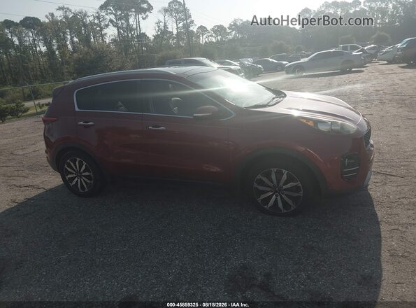 KNDPN3AC2H7293588 2017 KIA SPORTAGE Red Вид задньої частини салону