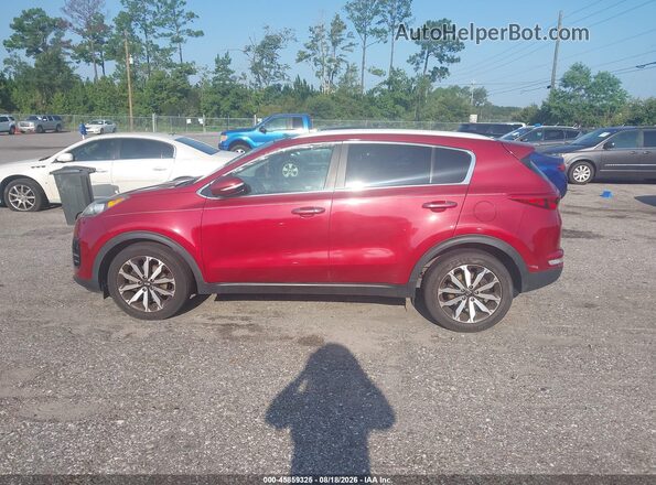 KNDPN3AC2H7293588 2017 KIA SPORTAGE Red Панорамний вид салону 360°