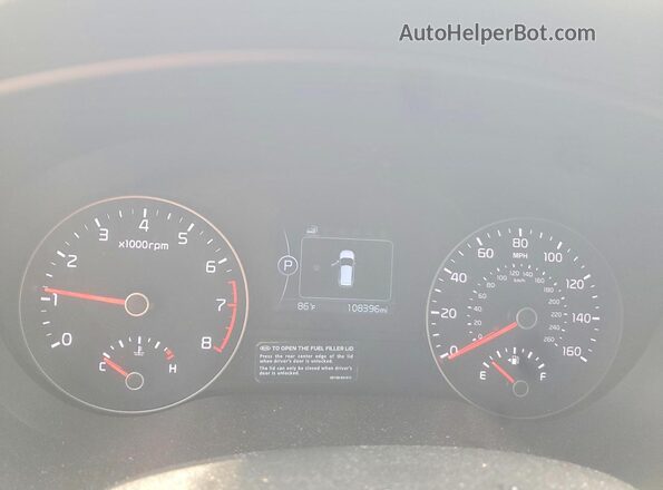KNDPN3AC5H7158038 2017 KIA SPORTAGE White Widok zestawu wskaźników