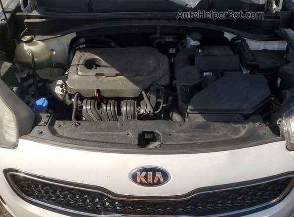KNDPN3AC5H7158038 2017 KIA SPORTAGE White Widok komory silnika