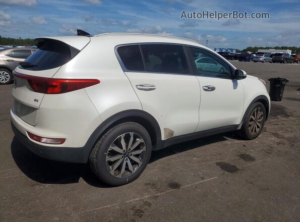 KNDPN3AC5H7158038 2017 KIA SPORTAGE White Tył prawy