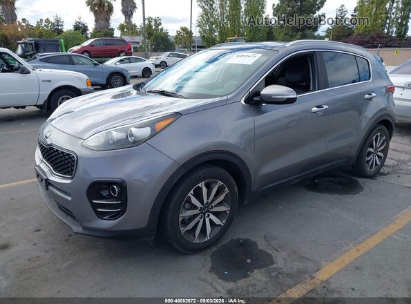 KNDPN3AC5H7225561 2017 KIA SPORTAGE Серый Передняя левая четверть