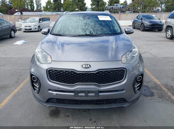 KNDPN3AC5H7225561 2017 KIA SPORTAGE Серый Вид щитка приборов