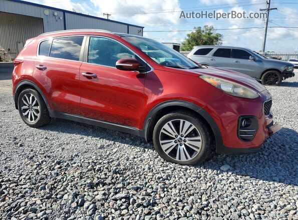 KNDPN3ACXH7178804 2017 KIA SPORTAGE Красный Передняя правая четверть
