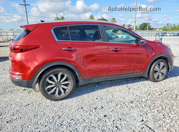 KNDPN3ACXH7178804 2017 KIA SPORTAGE Красный Задняя правая четверть