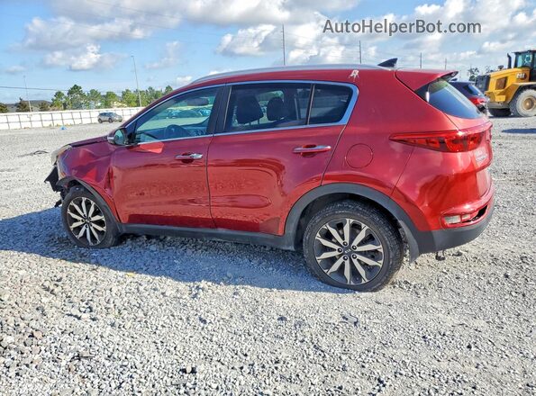 KNDPN3ACXH7178804 2017 KIA SPORTAGE Красный Задняя левая четверть