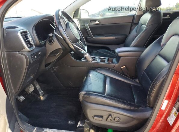 KNDPN3ACXH7178804 2017 KIA SPORTAGE Красный Вид салона спереди