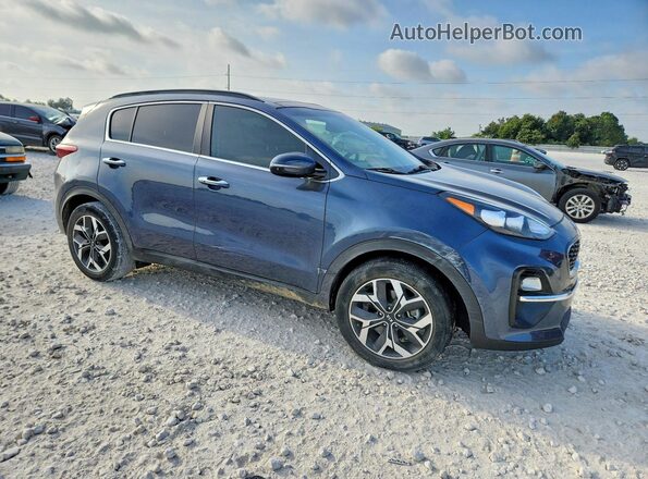 KNDPN3ACXN7951170 2022 KIA SPORTAGE Blue Delantero derecho